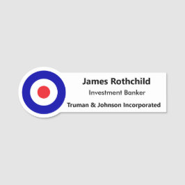 Geef uw naamplaatje aan Voeg uw Logo magneet terug