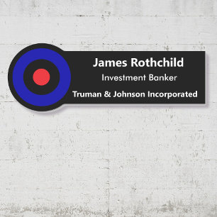 Geef uw naamplaatje aan Voeg uw Logo magneet terug