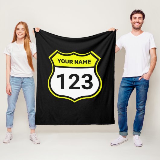 Geef uw nummer aan met de code voor raceidentifica fleece deken (In situ)