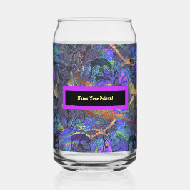 Geef uw vergif een naam blikvorm glas