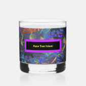 Geef uw vergif een naam whisky glas (Achterkant)