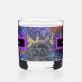 Geef uw vergif een naam whisky glas (Links)