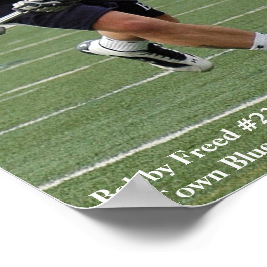 Geef uw volledige lacrosse poster (Hoek)