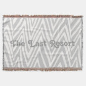 Geef uw winkelnaam een persoonlijk tintje op Grey  Deken (Voorkant)