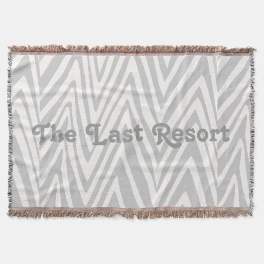 Geef uw winkelnaam een persoonlijk tintje op Grey Deken (Voorkant)