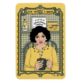 Geef uzelf een pauze_C_4x6 koelkast Magnet Magneet