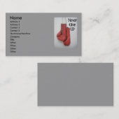 Geef Visitekaartjes van handschoenen nooit op (Voorkant / Achterkant)