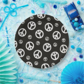 Geef Vrede een kans 1 Papieren Bordje (Feest)