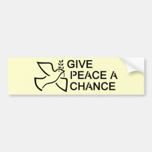 Geef Vrede een kans Bumpersticker