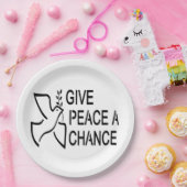 GEEF VREDE EEN KANS PAPIEREN BORDJE (Feest)