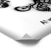 Geef Vrede een kans Poster (Hoek)