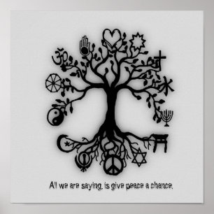 Geef Vrede een kans Poster