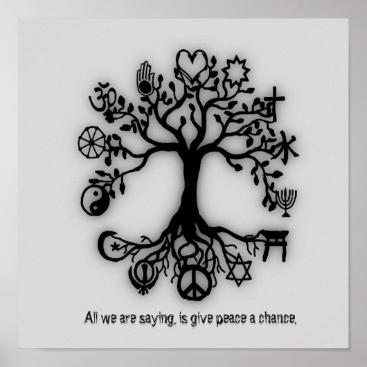 Geef Vrede een kans Poster (Voorkant)