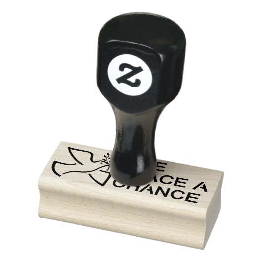 Geef Vrede een kans Rubberstempel (Stempel)
