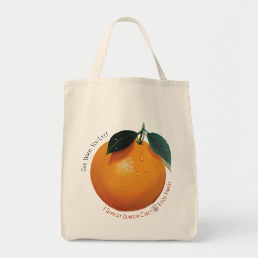 Geef waar je woont tote bag (Voorkant)