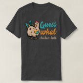 GEEF WAT CHICKEN MAAR! Shirt (Design voorkant)