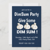 Geef wat Dim Sum Party Kaart (Voorkant)