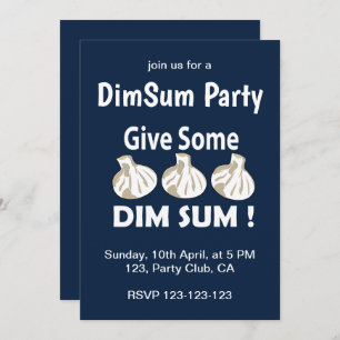 Geef wat Dim Sum Party Kaart