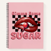 Geef wat suiker notitieboek (Voorkant)