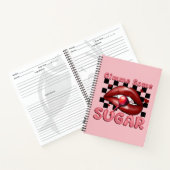 Geef wat suiker notitieboek (Binnen)