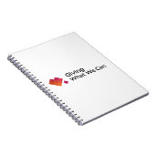 Geef wat we kunnen Logo breed Notitieboek (Rechterzijde)