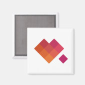 Geef wat we kunnen logomark magneet (Voorkant / Achterkant)