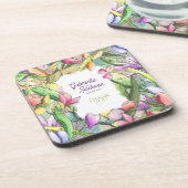 Geef Waterverf hoofdlijnen aan Bier Onderzetter (Linkerzijde)