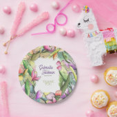 Geef Waterverf hoofdlijnen aan Papieren Bordje (Feest)