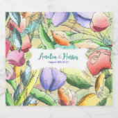 Geef Waterverf hoofdlijnen aan Sparkling Wijnetiket (Enkel label)