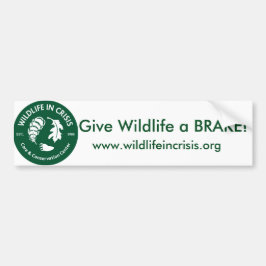 Geef Wildlife een REM! Bumpersticker