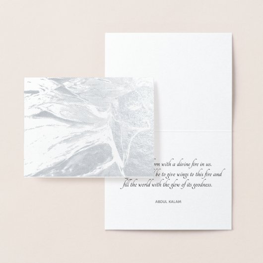 "Geef Wings aan je goddelijke Vuur" Folie Kaarten (Display)