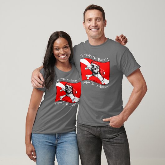 Geef Yer Booty Dark T-shirt over (Unisex)