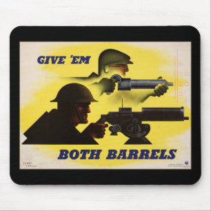 Geef ze allebei de barrels, WW2 Militairen & Fabri Muismat