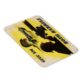 Geef ze allebei de lopen, WW2 Militairen & Fabriek Magneet (Rechterzijde)