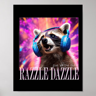 Geef ze de oude Razzles Dazzles Retro Y2k 90s Meme Poster