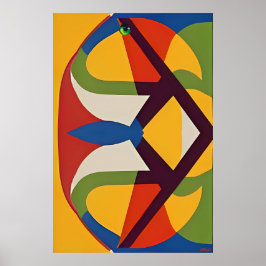 Geef ze de vogel poster