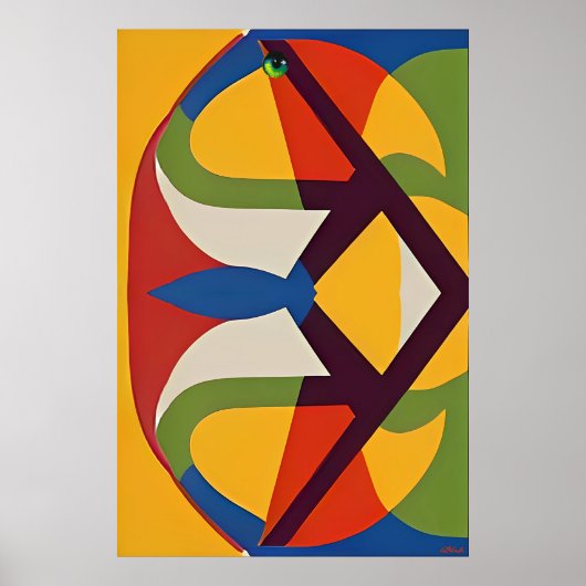 Geef ze de vogel poster (Voorkant)