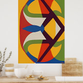 Geef ze de vogel poster (Keuken)