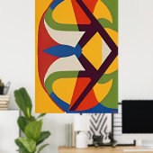 Geef ze de vogel poster (Thuiskantoor)