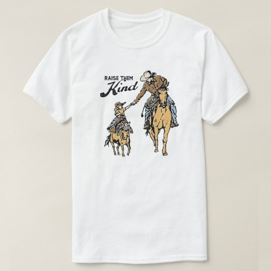 Geef ze een soort cowboy t-shirt (Design voorkant)