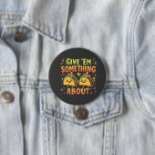 Geef ze iets aan Taco over Cinco de Mayo Ronde Button 7,6 Cm (In situ)