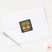 Geef ze iets aan Taco over Cinco de Mayo Vierkante Sticker (Envelop)