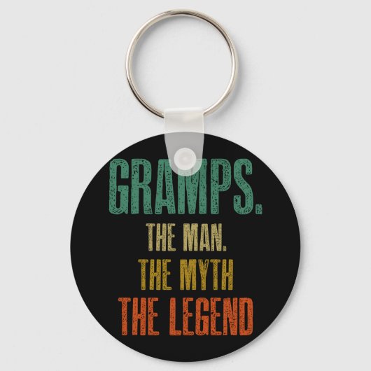 GEEFT HET MAN DE MYTH DE LEGEND Vaderdag Sleutelhanger (Voorkant)