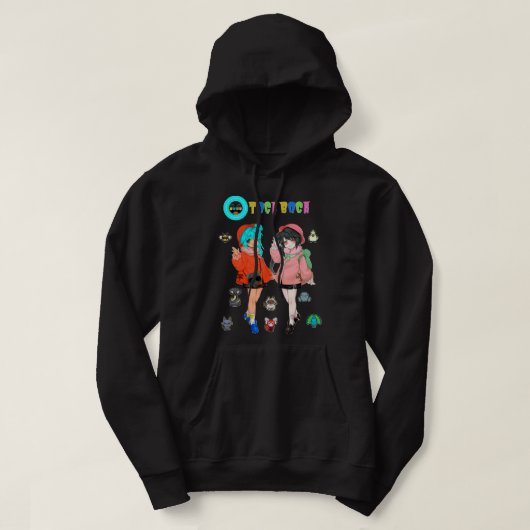 geeft idea Manga Toca Boca Anime van je Hoodie (Design voorkant)