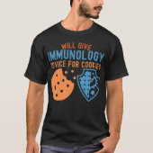 Geeft immunologisch advies voor cookies t-shirt (Voorkant)