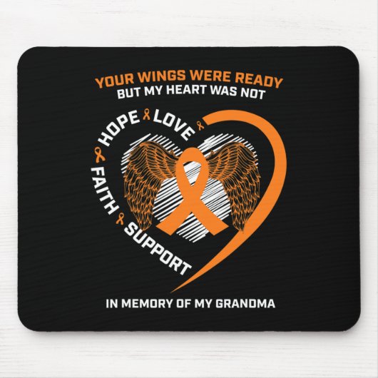 Geeft Kinder Mannen herinnering aan mijn oma-leuke Muismat (Voorkant)