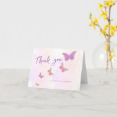 Geeft me vlinders Vrijgezellenfeest dank je Kaart (Gele Bloem)