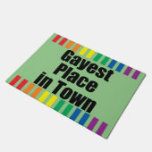 GEEFT PLAATS IN TOWN DOORMAT DEURMAT (Schuin)