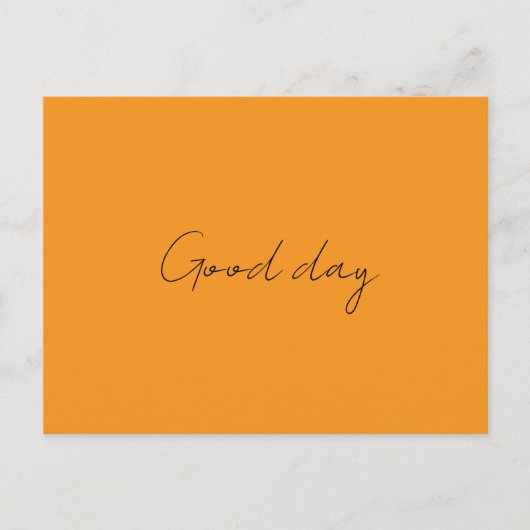 Geeft uitnodigingen goede dag (Voorkant)