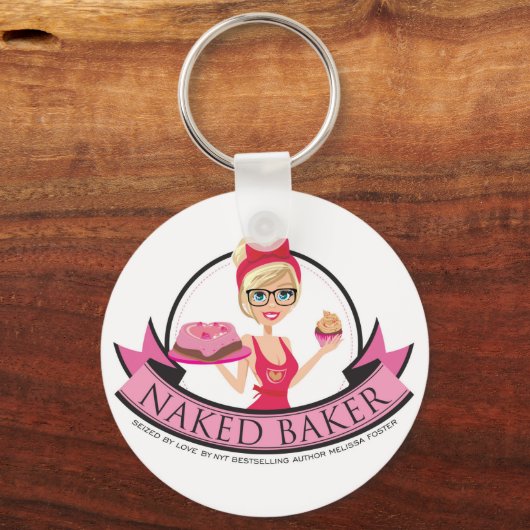 Geëigend door Love Baker Sleutelhanger (Voorkant)